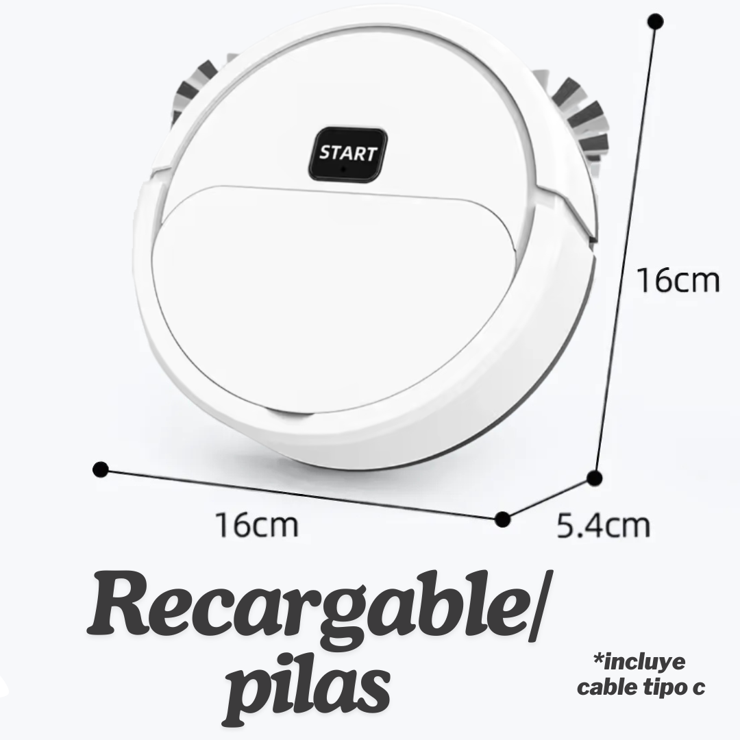 Robot Aspiradora Inteligente Mascotas - Limpieza Automática Pelos