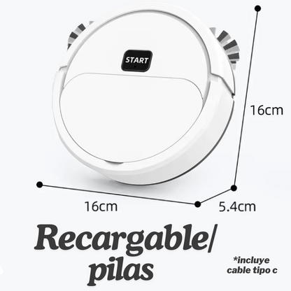 Robot Aspiradora Inteligente Mascotas - Limpieza Automática Pelos
