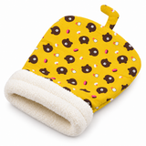Saquito para gatos 55 x 45 cm amarillo con ositos